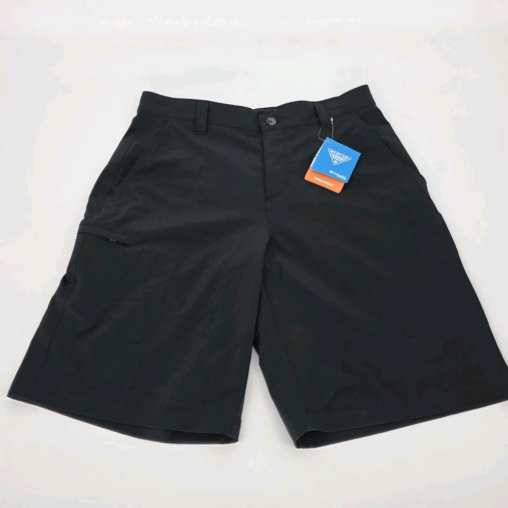 Columbia PFG Grander Marlin II Offshore Shorts Mens 32 Black Fishing New Omni